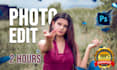 edit, and retouch your photos in lightroom and photoshop