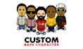 draw awesome bape baby milo character style potrait