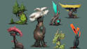 make 2d concept art illustrations