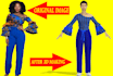 make sewing pattern or 3d design for clothing
