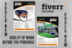 design poster,  magazine ad and stylish flyer