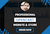 fix opencart, install and customize opencart ecommerce site, opencart theme