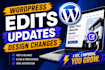 edit, update, customize wordpress or theme customizations