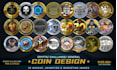 do a cryptocurrency, token, challenge coin, and coin design