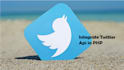integrate twitter api in your website