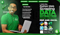 do python web scraping, data extraction from websites, PDF and excel