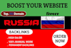 create high quality russia dofollow backlinks russian google ranking