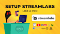 setup streamlabs obs for streaming on youtube, twitch, facebook ,kick