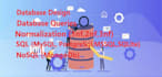 develop sql database schema, design erd and write sql queries