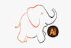 vector trace image using ps and illustrator 300dpi