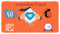 create wordpress lms website with learndash