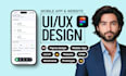 design modern UI UX for mobile apps and web apps