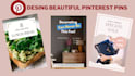 design creative template pinterest pins for your blog using canva