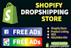 launch your shopify dropshipping store or shopify website