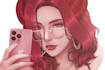 draw semi realism anime character illustration sfw or nsfw
