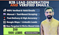 do b2b and linkedin lead generation with verified email list