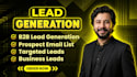do b2b linkedin lead generation, email list building, and prospecting