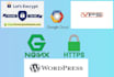 secure wordpress,website,vps with SSL,letsencrypt,https