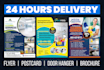 do cleaning service flyer postcard door hanger media kit