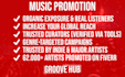 do organic music promotion and marketing for global reach