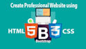 design responsive website using html, CSS and bootstrap