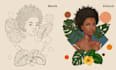 create a custom digital portrait illustration