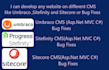 make any  website on different cms umbraco,sitefinity and sitecore