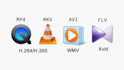 convert your video files to h264 or h265