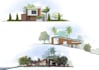 do artistic landscape architectural elevations and 2d plans