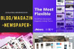 create ai automated blog, magazine and newspaper website with ai auto blogging