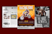 design a professional creative flyer and poster