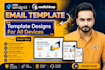 do awesome mailchimp, sendgrid email template and setup