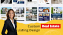 design real estate listing, real estate social media post, ad