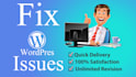fix wordpress issues, wordpress bug or wordpress error
