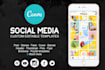 design social media fully custom editable canva templates