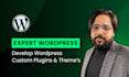 develop or fix custom wordpress plugins and theme customization