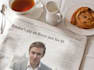 put your text and picture in NEWSPAPER