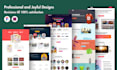 create figma website ui ux, website mockup, figma website design