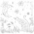 create a sketch or finished outline drawing