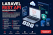 develop a scalable laravel rest API with mysql or postgresql