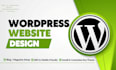 install or customize wordpress theme and blog website