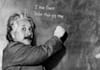 place your message written on board by Einstein 5 photos
