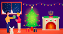 create a custom made happy holidays video