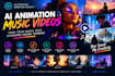 create an original ai song and 3d animated music video