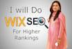 do seo for wix website
