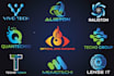 do modern tech start up, software, crypto ,technology logo