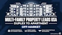 find multi family apartment building leads USA investors