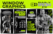 do eye catching shop front or storefront banner window graphics vinyl stickers