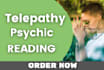read someones  mind telepathically
