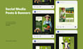 design professional social media posts and social media branding